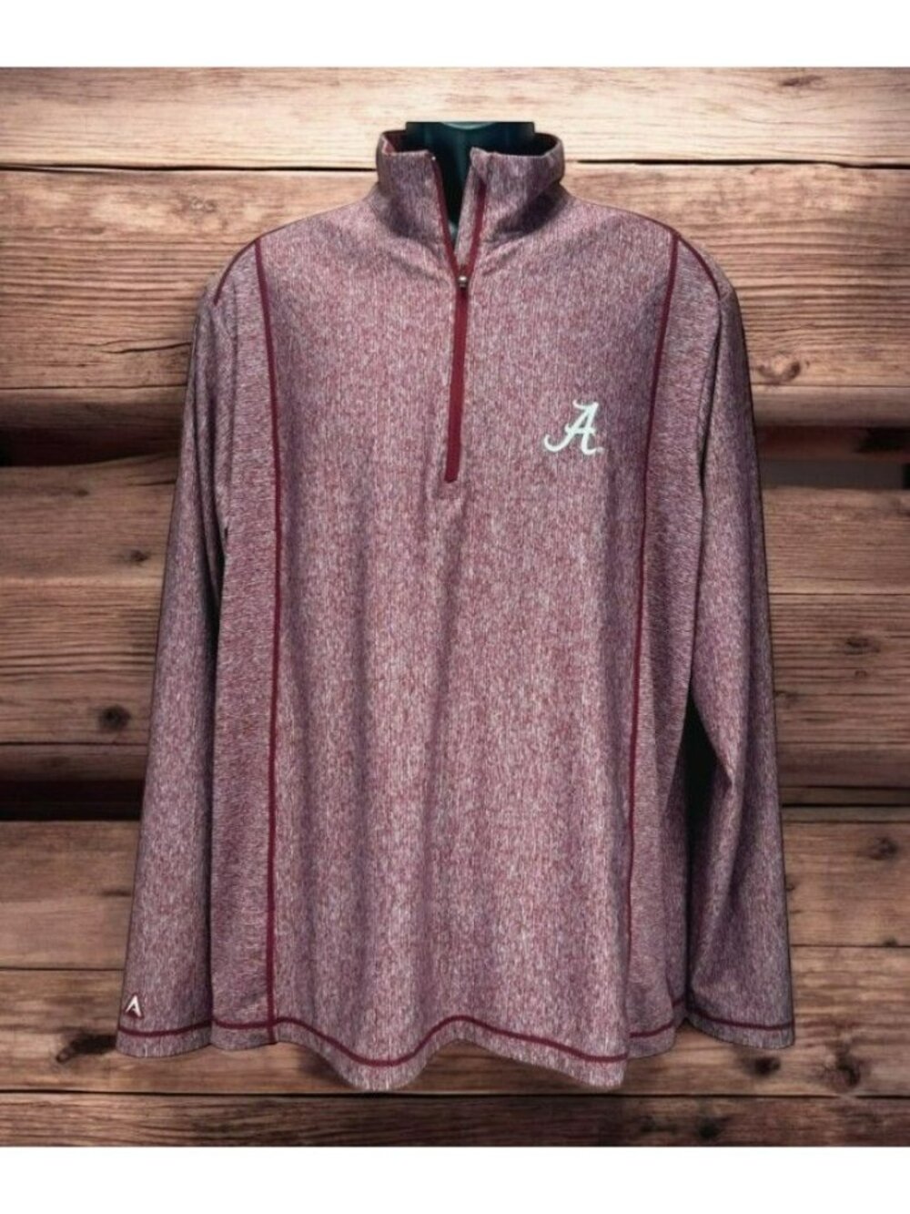 Alabama Crimson Tide Antigua Mens 1/4 Zip Top Large